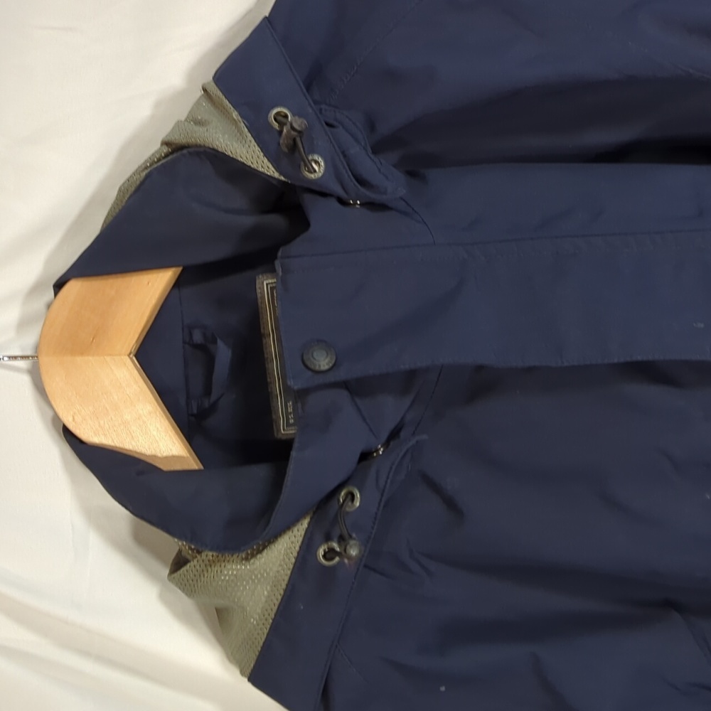 Eddie Bauer WeatherEdge Protection Easy-Care blue coat heavy duty weather proof - Picture 3 of 16